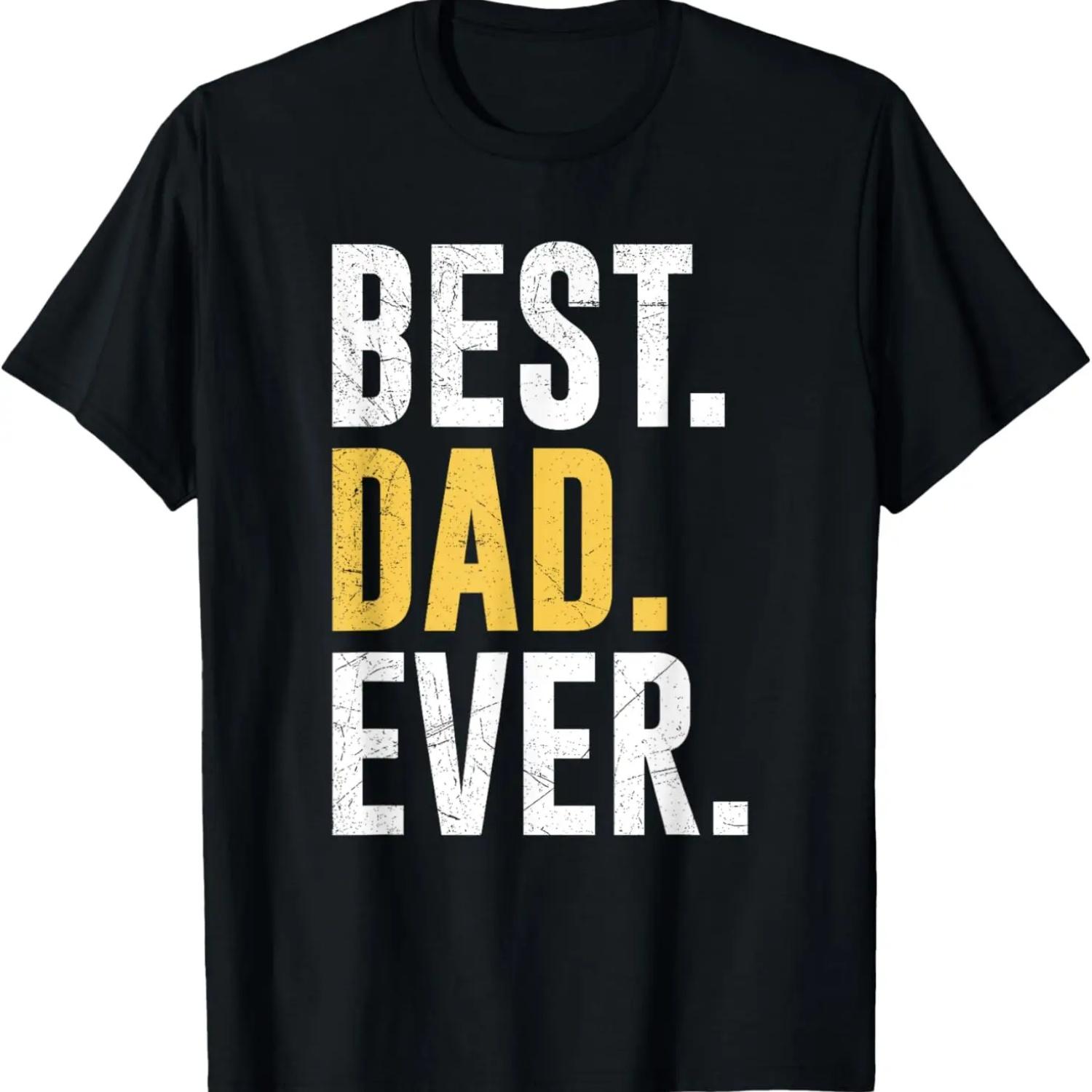 

Mens Best Dad Ever Shirt Funny Father s Day T-Shirt XXXXXL чорний