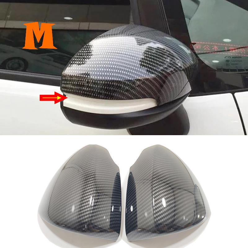 

2 шт. для Honda Freed 2017 2018 аксессуары ABS хром/углерод автомобиля боковая дверь заднего вида поворотное зеркало полоса крышка Carbon Mirror