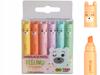 Mini Markers Highlighters Pastelowe Feelingi 6 Colors Happy Color