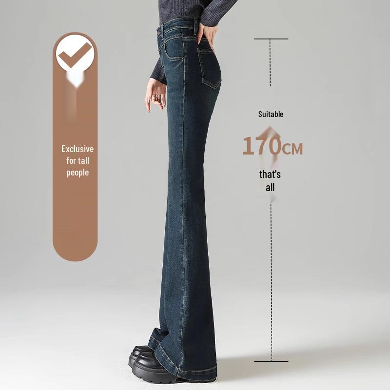 Women s High-Waist Slim Flare Jeans 175 Tall - New Spring/Autumn 2025 29 (Weight 121-130 lbs)