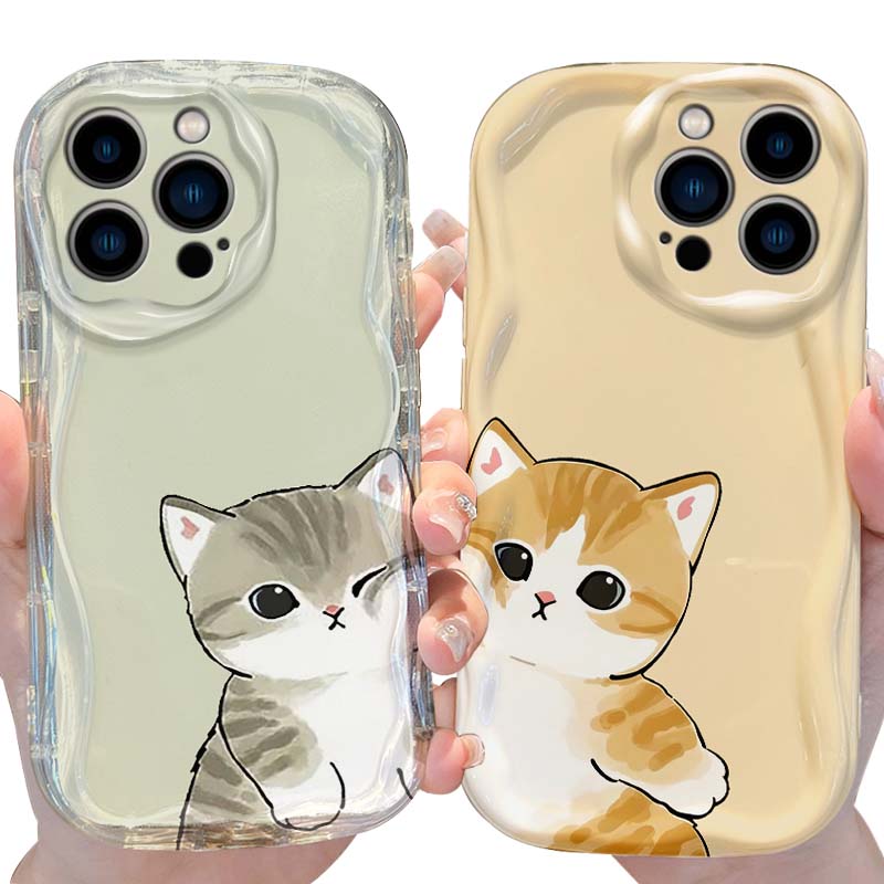 Schöne heilende Mofusand Kuschelhülle für iPhone 17 Air 16 E 15 14 Plus 13 12 Mini 11 Pro Max Flüssigsilikon Weiche Hüllen Funda