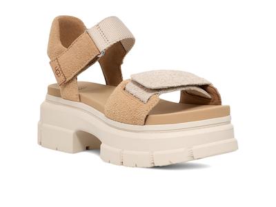 Sandali da Donna UGG Ashton Ankle Sand 1152656, Camoscio, 24, 24.5 cm,