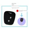 For Peugeot 107 206 307 207 408 Key Protector Holder Shell 2 Buttons Silicone Rubber Car Remote Key Case Cover New