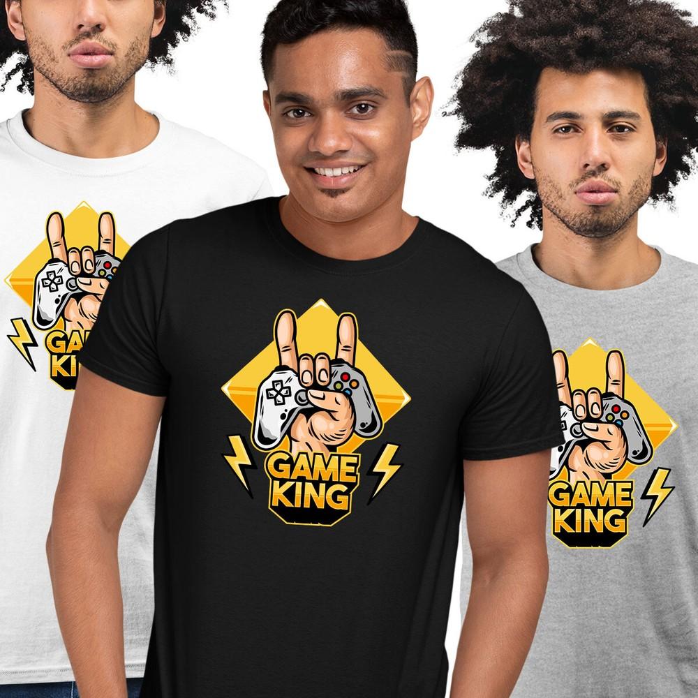 Game King Retro Game Tshirt 80s Collection Funny Gift Tee Top Xmas L