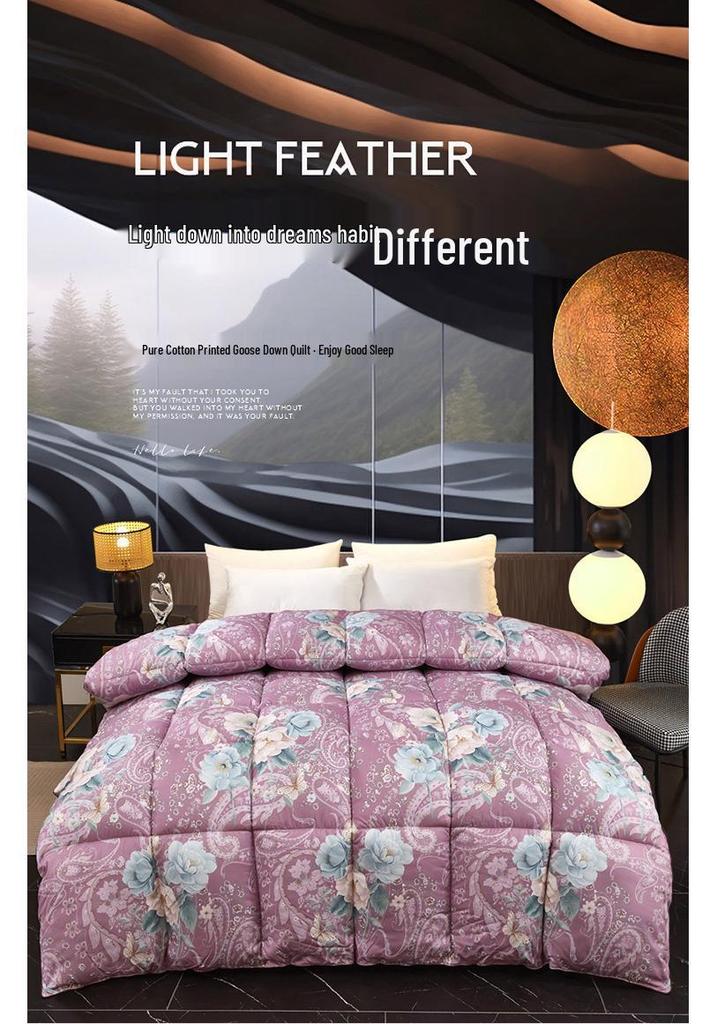 Pure Cotton Chenille Printed Quilt - Seasonal Comfort Collection