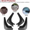4 Pcs Car Fender Mud Flaps Splash Guards Mudguard Parts for Tesla Model