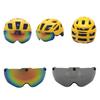 Magnetic Visors Lens For Motorcycle Helmets Featuring High Transparency Anti Fog Coating And Easy Installation PC Lens