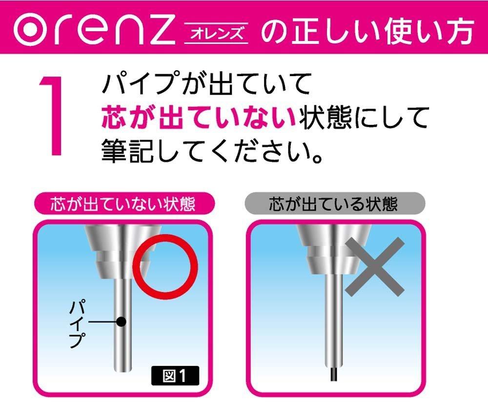 Pentel Orenz Mannish Line Mechanical Pencil Green 0.2mm XPP502-MD