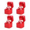 1/2/4Pcs Christmas Middle Finger In A Box Ornament Pop-up Santa Claus Reindeer Snowman Box Desktop Decoration Tricky Props Gag Prank Gift