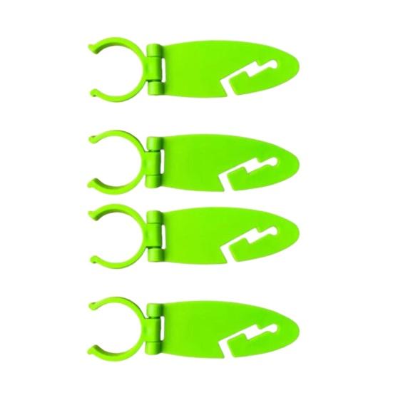 Simple Style Paddle Board Accessory Clip Plastic Black 4 Pc