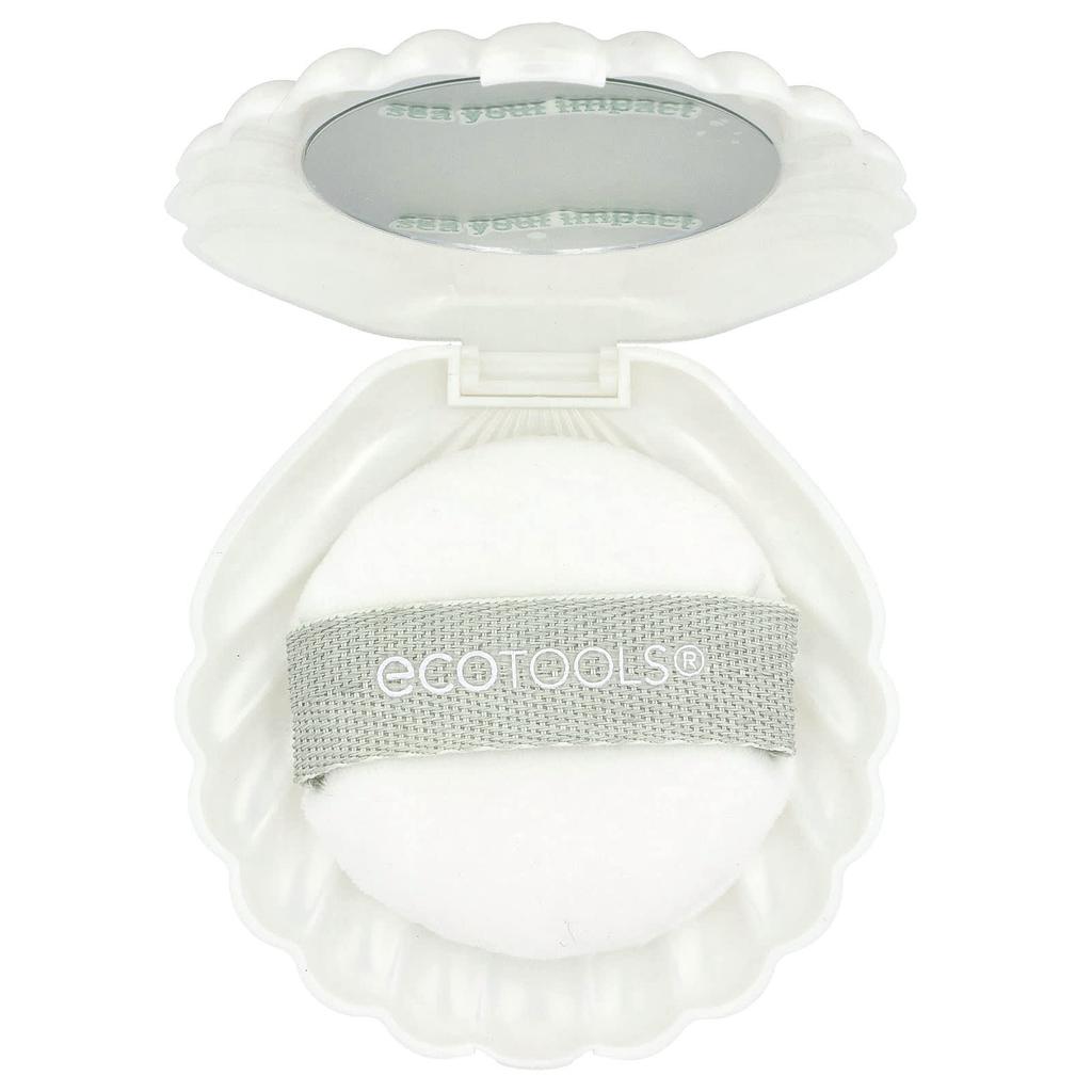 EcoTools, Sea Gems Pearl Puff + Case, 2-piece set