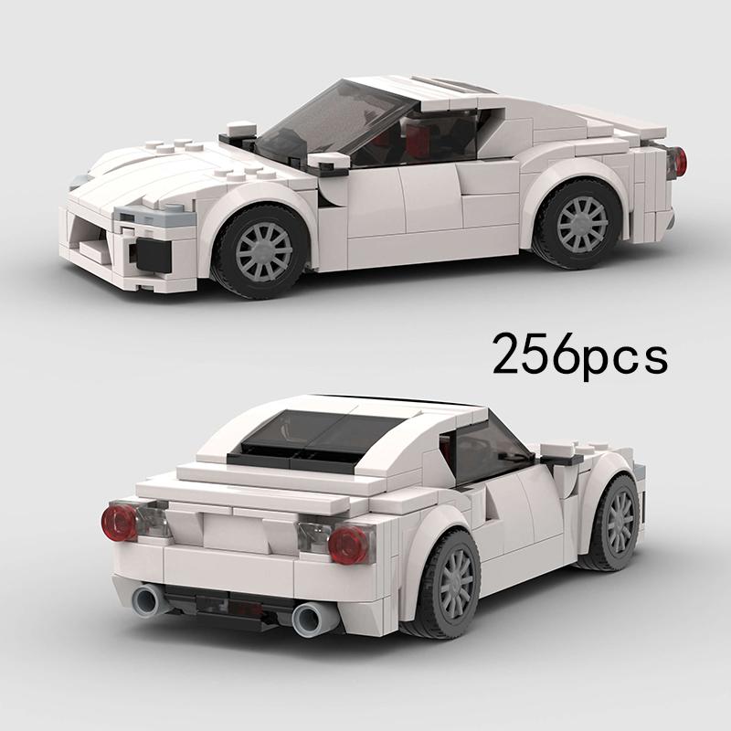 MOC Speed Racing City Car Building Blocks Great Vehicle Model Sport Brick Toys Desk Ornaments Christmas Gift For Kids Boyfriend