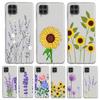 Sunflower Lavender Purple Flower Phone Case for Samsung Galaxy A13 A51 A71 A21S A12 A11 A31 A52 A41 A23 A53 A73 A32 5G A03 Cover