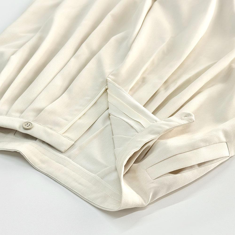 Women's Fashion Casual Wide-Leg Long Pants with Pleats and Draped Casual Floor-Length Pants