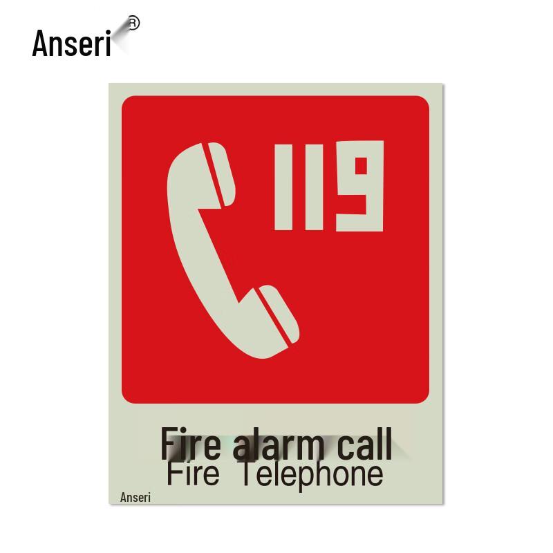 Ancell Luminous Fire Safety Sign 250mm x 315mm