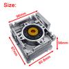 speed reducer worm DC motor gearbox RV030 14mm output 5:1-80:1 Worm Gearbox Speed Reducer for NEMA 23 Motor