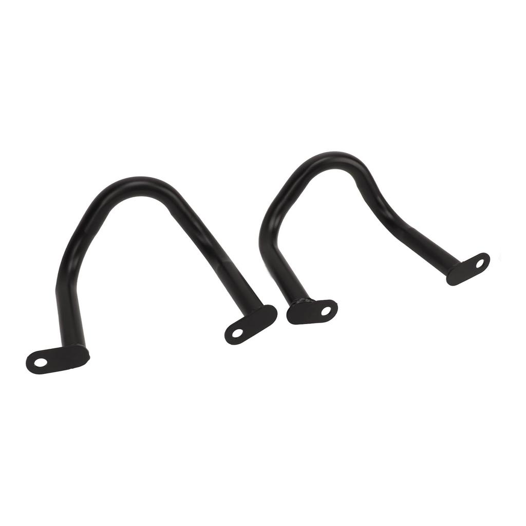 2 STÜCKE Motorsturzbügel Eisen Harteloxiert Carbon Schwarz Oberfläche für Interceptor 650 Continental 650