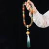 Jewelry Dunhuang Bodhi Bracelet Tassel Beaded Handheld Necklace Retro Prayer Beads Necklace  Unisex