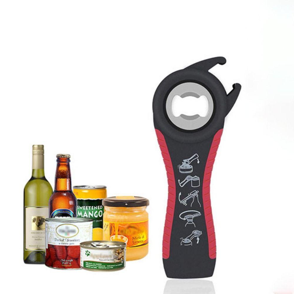 Durable Portable Plastic Nonslip Manual Bottle Opener Jar Opener Can Lid Gripper Glass Lids Remover