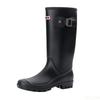 2025 Fashion Women's rain shoes New anti slip high boots Solid color waterproof footwear Round head ladies rubber shoes Mujer