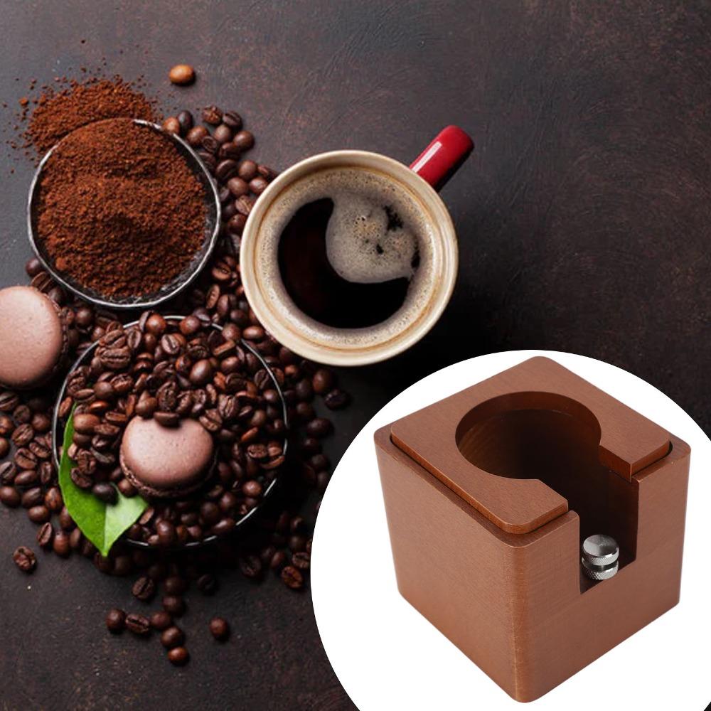 Universal Fit Coffee Filter Tamper Stand Portafilter Holder Stand Kitchen Countertop