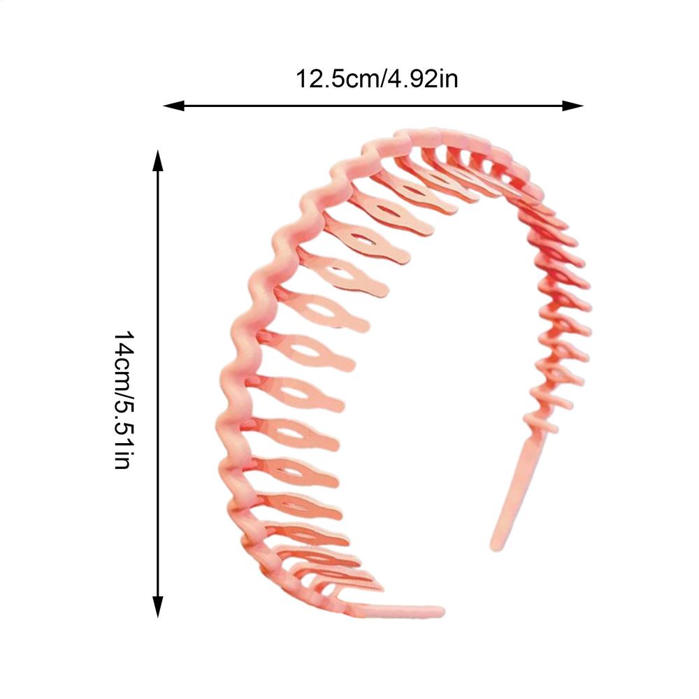 Wavy Headband Sports Female Non-slip Wave Hairband Bangs Holder Hair Accessories Skinny Hairpin Accessories Fashion Head Bands