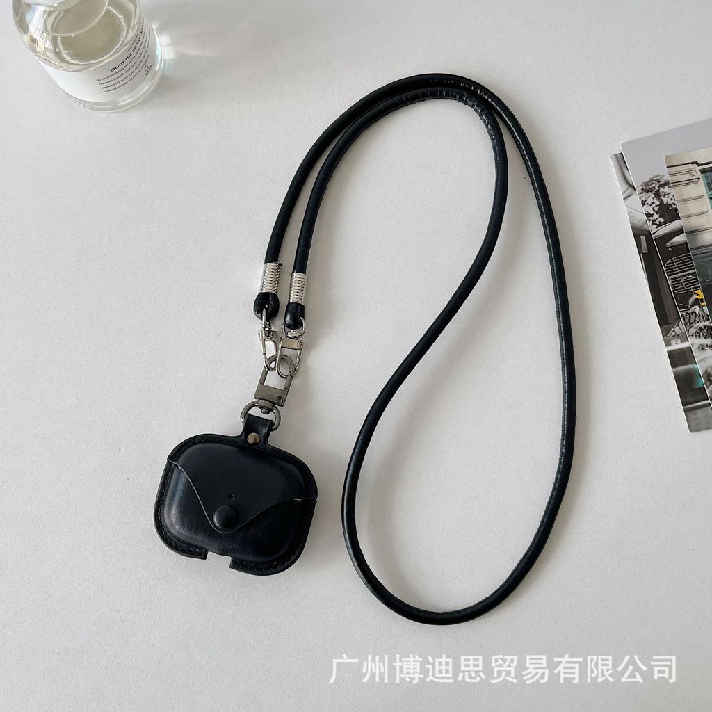 Simple business leather case for Apple AirPods wireless Bluetooth headset case 1/1/1/1st generation protective case