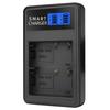 Convenient and Portable BP511 LCD Double Slot Charger Camera Battery Charger for 10D,20D,30D,40D,50D,D60,MV630i Battery