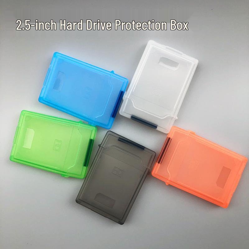 

2.5-Inch SSD/HDD Protective Storage Box - Durable Plastic Sleeve for Laptops