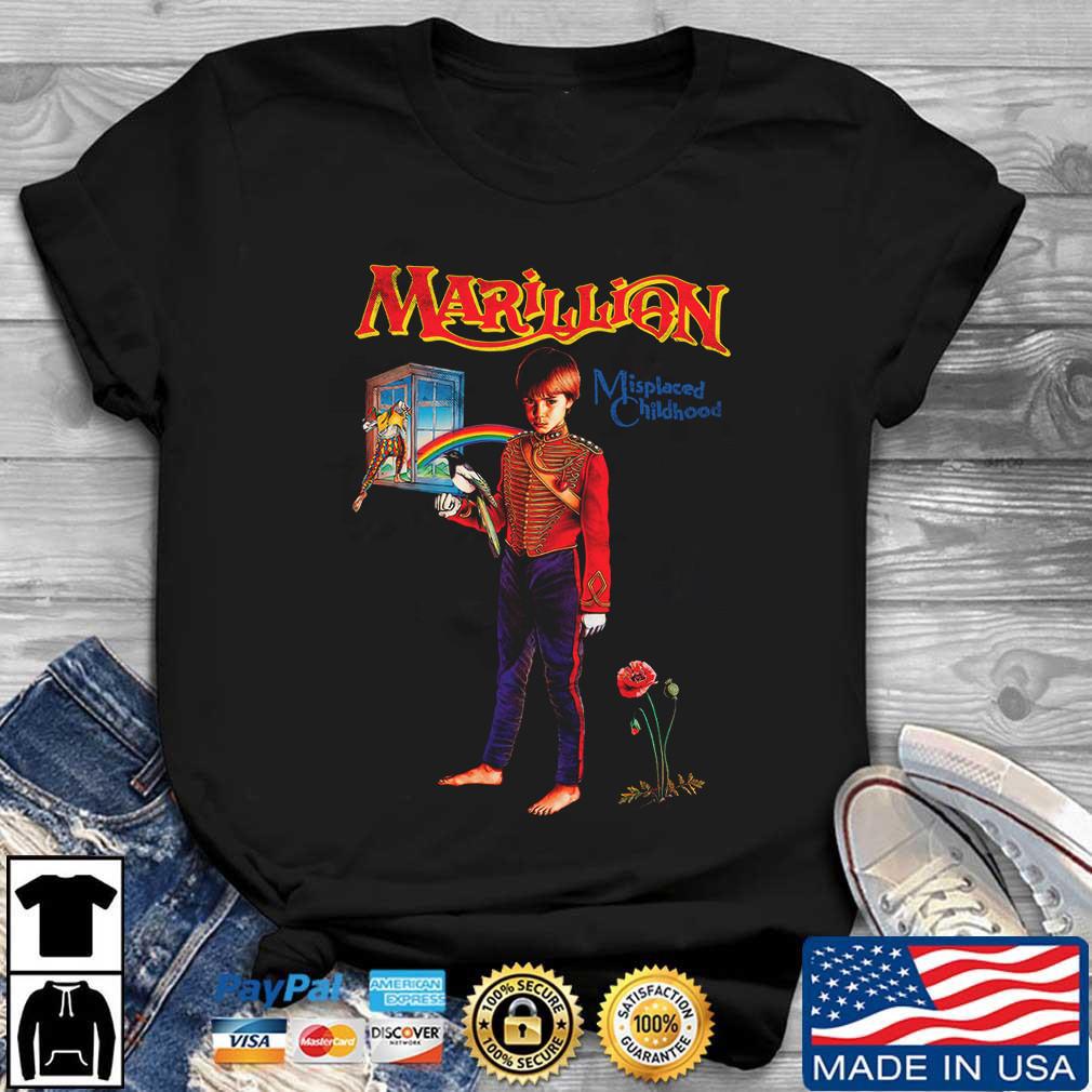 Marillion Misplaced Childhood Гранж унисекс все размеры Черная футболка Подарок Фанатам A539 2XL
