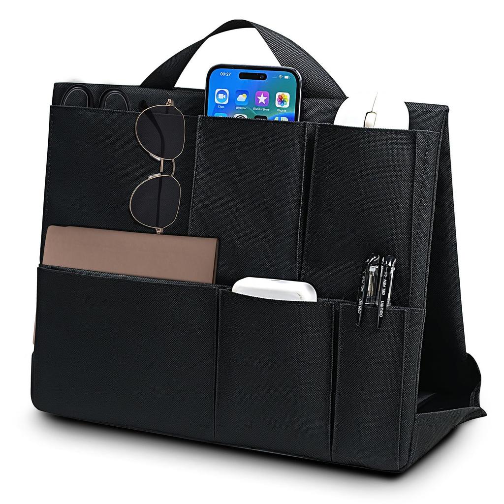 HANANA Storage Stand Large Capacity Storage Tool Stationery Foldable and Storage Honeycomb Tool Foldable Desk 8 Pockets Bag, Organizer, Bag, Stand,