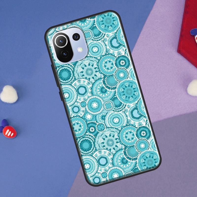 Moroccan Tile Cover For Xiaomi 14 13 Ultra 11T 12T 13T 14T Pro POCO X7 Pro X3 X5 F3 F5 F6 M6 X6 Pro Case