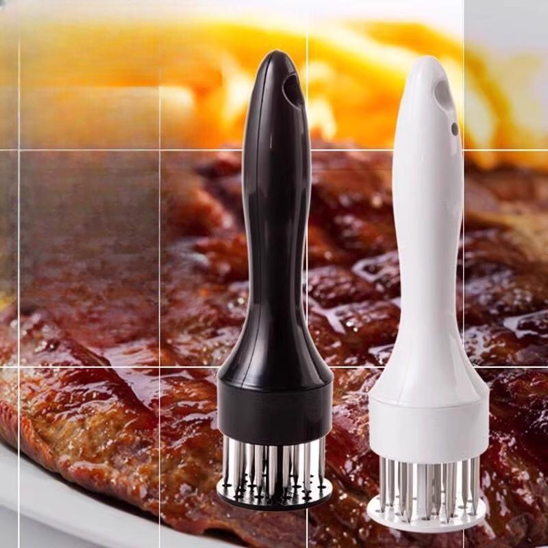 

Chicken Wing Meat Floss Needle Meat Hammer Stainless Steel Steak Hole Pricker Pigskin Prick чорний