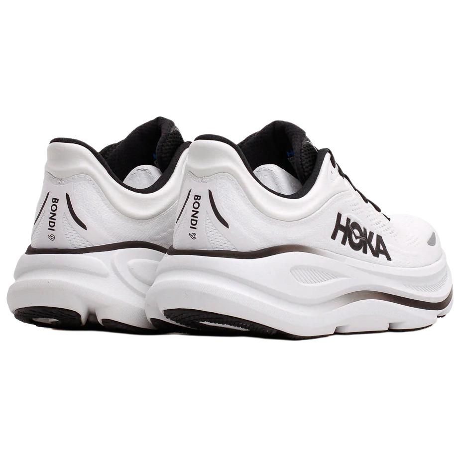 HOKA Bondi 9 White Black Men Sneakers 1162011-WBLC