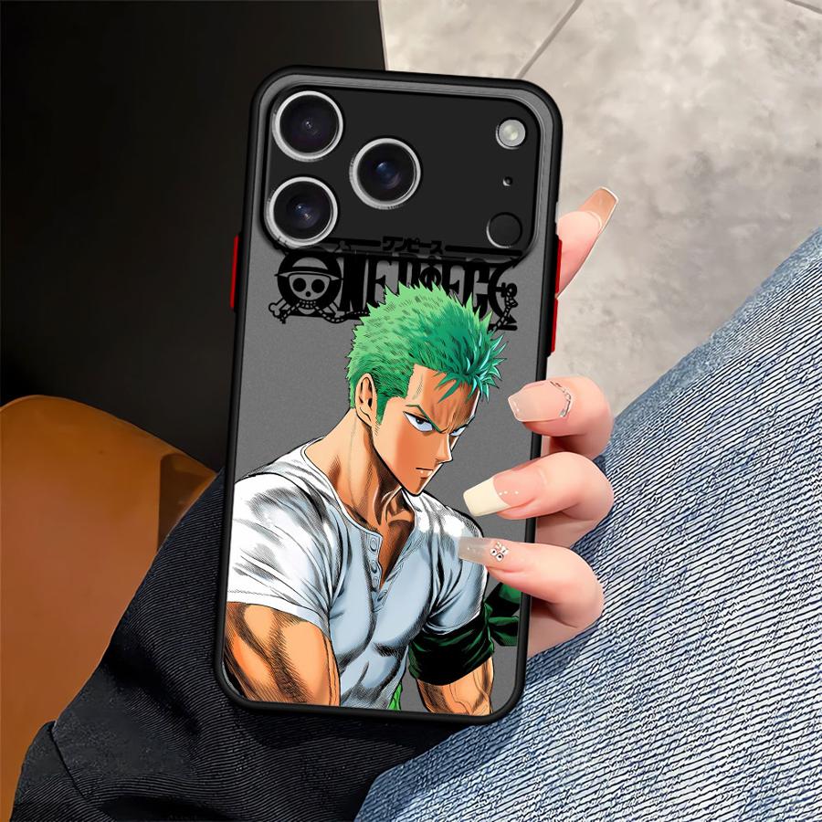 Case for iPhone 17 Pro Max 11 14 Air 13 Mini 7 8 SE 16 Plus XS XR 15 12 Funda Back Phone Cover Cool One Piece Luffy Zoro