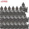 New 8pcs/lot MOC Uruk-hai Orc Army Group Orcus Figures Model Building Blocks LOTR Bricks Medieval Toys for Children gifts