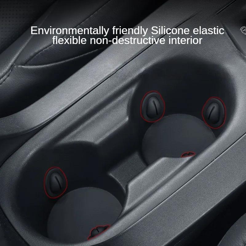 Auto Cup Holder Reducer Insert Universal Water Cup Limiter Cup Stopper Small Footprint Good Shock Absorption For Bottle Glass