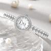 New luxury bracelet quartz watch, small dial fashion women's quartz wristwatch, vintage simple women's watch