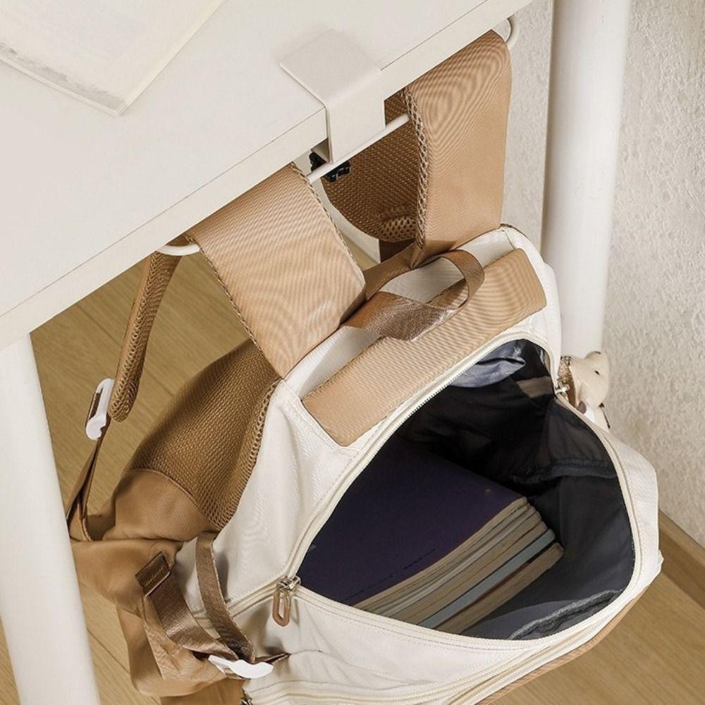 Detachable Desk Side Hanger Adjustable Table Backpack Holder Portable School Bag Hanger  Umbrella