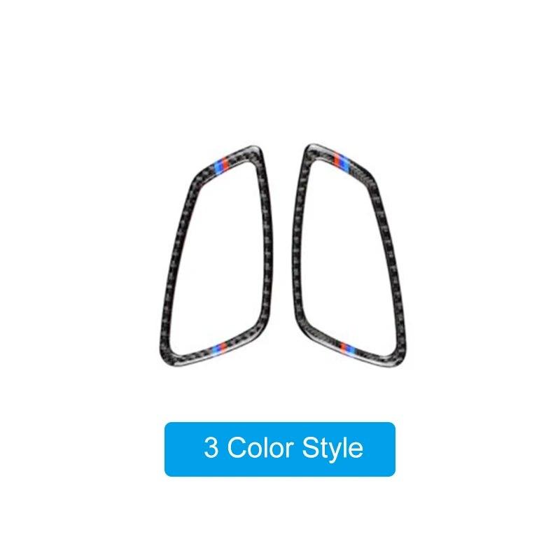 

2Pcs Carbon Fiber Two Door Car Interior Handle Cover Decals Trim Door Bowl Stickers for BMW E92 E93 3 Series 2005-12 Accessories 3 Color Style