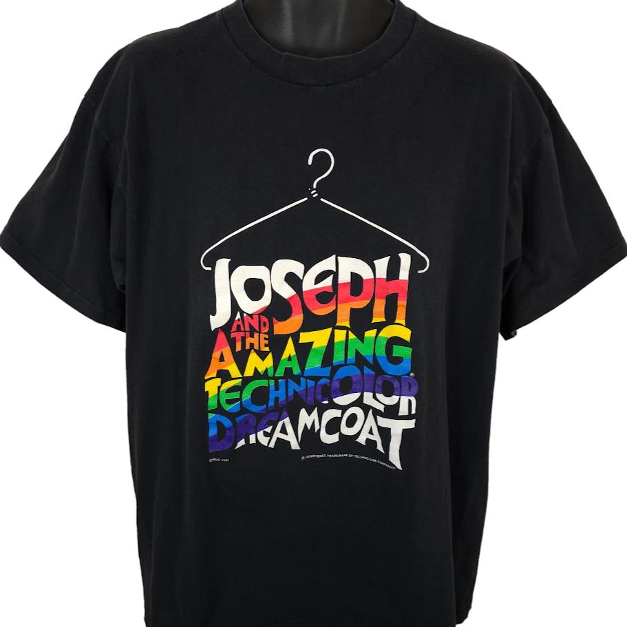 Vintage Joseph And The Amazing Technicolor Dreamcoat T Shirt Mens Size XL 90s M
