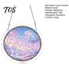 Non Fragile Glass Alternative 7.48 Inch Circular DIY Puzzle Suncatcher, Acrylic Stained Style Window Hanging Ornament, Crafts for Adults Waterproof