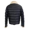 Moncler B20914080385 LAREDO Sheepskin Mouton/Down Switch Jacket 2 blackUsed