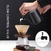 Durable Coffeeware Coffee Makers Pour Over Coffee Kettle Gooseneck Drip Kettle Flow Control Valve Accessaries for Kitchen Coffee