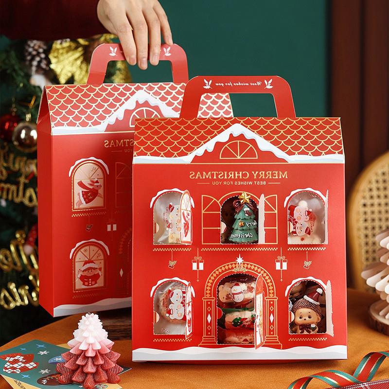 Cutie Cadou Snack cu Tematică de Crăciun cu Ambalaj Creativ și Premium pentru Cadou