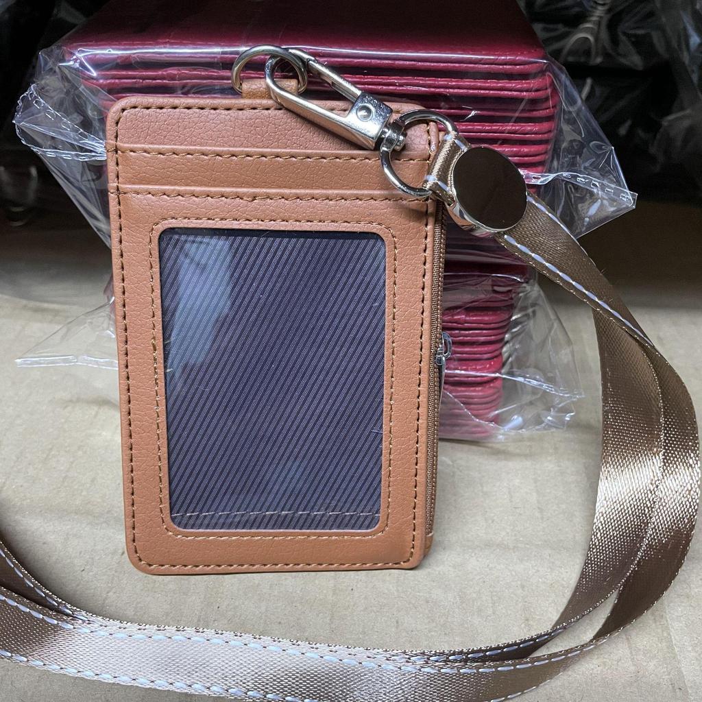 Porta Badge Multi-Scheda Golden Bay con Portachiavi, Clip Retrattile, Cordino e Portamonete