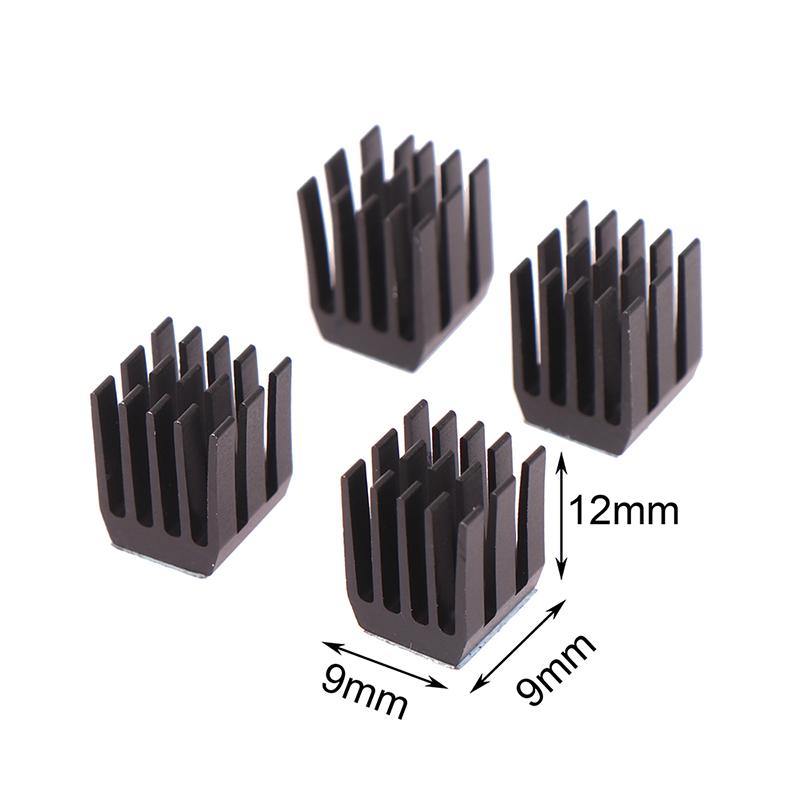 

4Pcs 3D Printer Parts Blue Stepper Motor Driver Module Heat Sinks With Glue Cooling Block Heatsink For A4988 Drive A