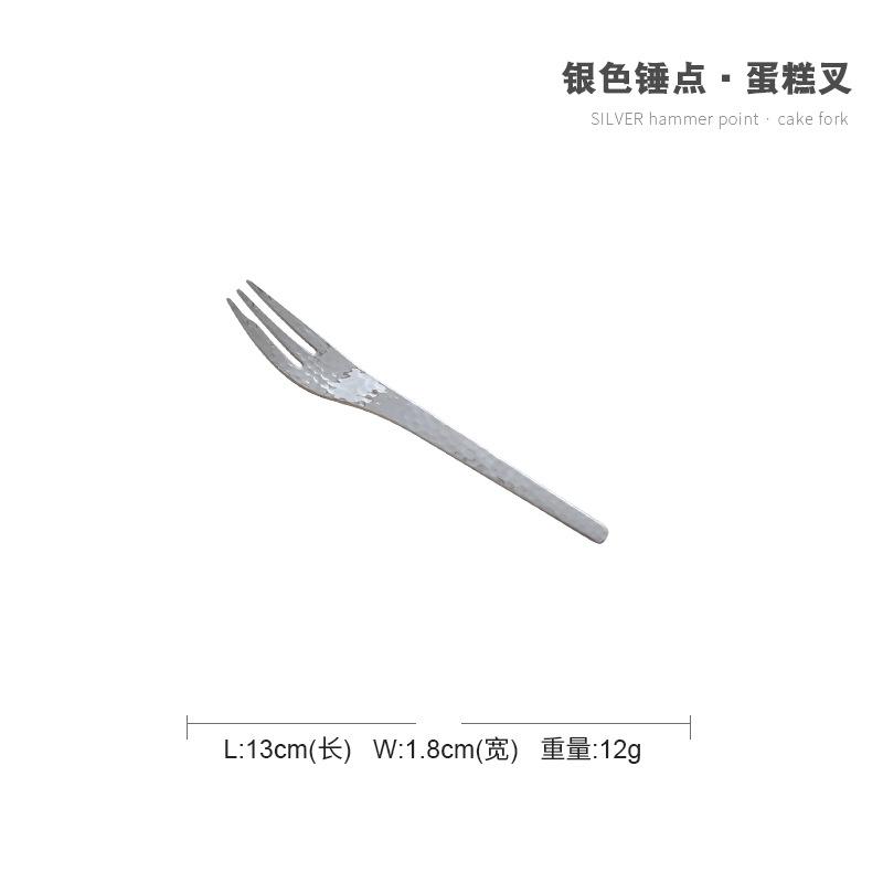Japanischer Stil Edelstahl Kuchen Obstgabel Stahl Dessert Kaffee Kleiner Eisportionierer Design Küchengeschirr Zubehör