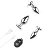 Wireless Remote Control Metal Vibration Butt Plug for Long-term Wear & Outdoor Fun