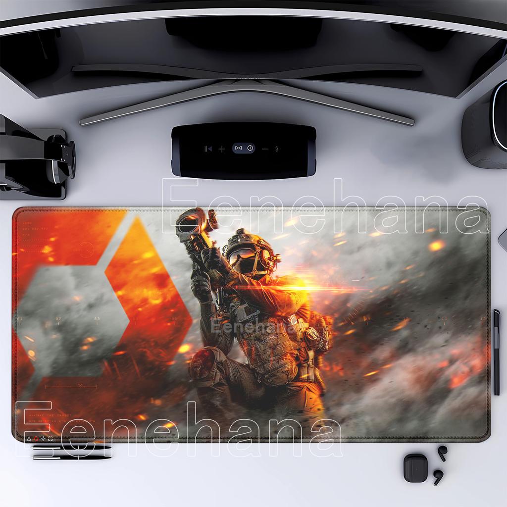 Game Battlefield Mousepad Keyboard Large offices Accessories Mouse Pad Lock Edge HD printing Gaming Esports overlock Desk Mat